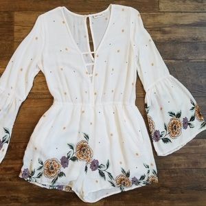 White floral romper!